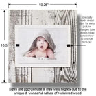 White Washed Coastal Farmhouse Style Rustic Reclaimed Wood Picture Frames for 4x6 or 5x7 Pictures - Beach Frames