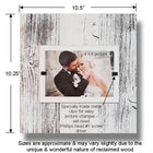 White Washed Coastal Farmhouse Style Rustic Reclaimed Wood Picture Frames for 4x6 or 5x7 Pictures - Beach Frames
