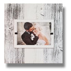 White Washed Coastal Farmhouse Style Rustic Reclaimed Wood Picture Frames for 4x6 or 5x7 Pictures - Beach Frames