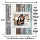 Cape Cod Style White & Sea Mist Reclaimed Rustic Wood Picture Frames | Single or Collage | 8x10 & 11x14 - Beach Frames