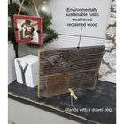 Rustic Reclaimed Wood Picture Frame for 4x6 Picture - Beach Frames