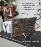 Merry Christmas Sign Tabletop Farmhouse Christmas Decor Picture Frame - Beach Frames