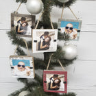 Picture Frame Reclaimed Wood Christmas Ornament Sets - Beach Frames