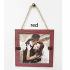 Picture Frame Reclaimed Wood Christmas Ornament Sets - Beach Frames