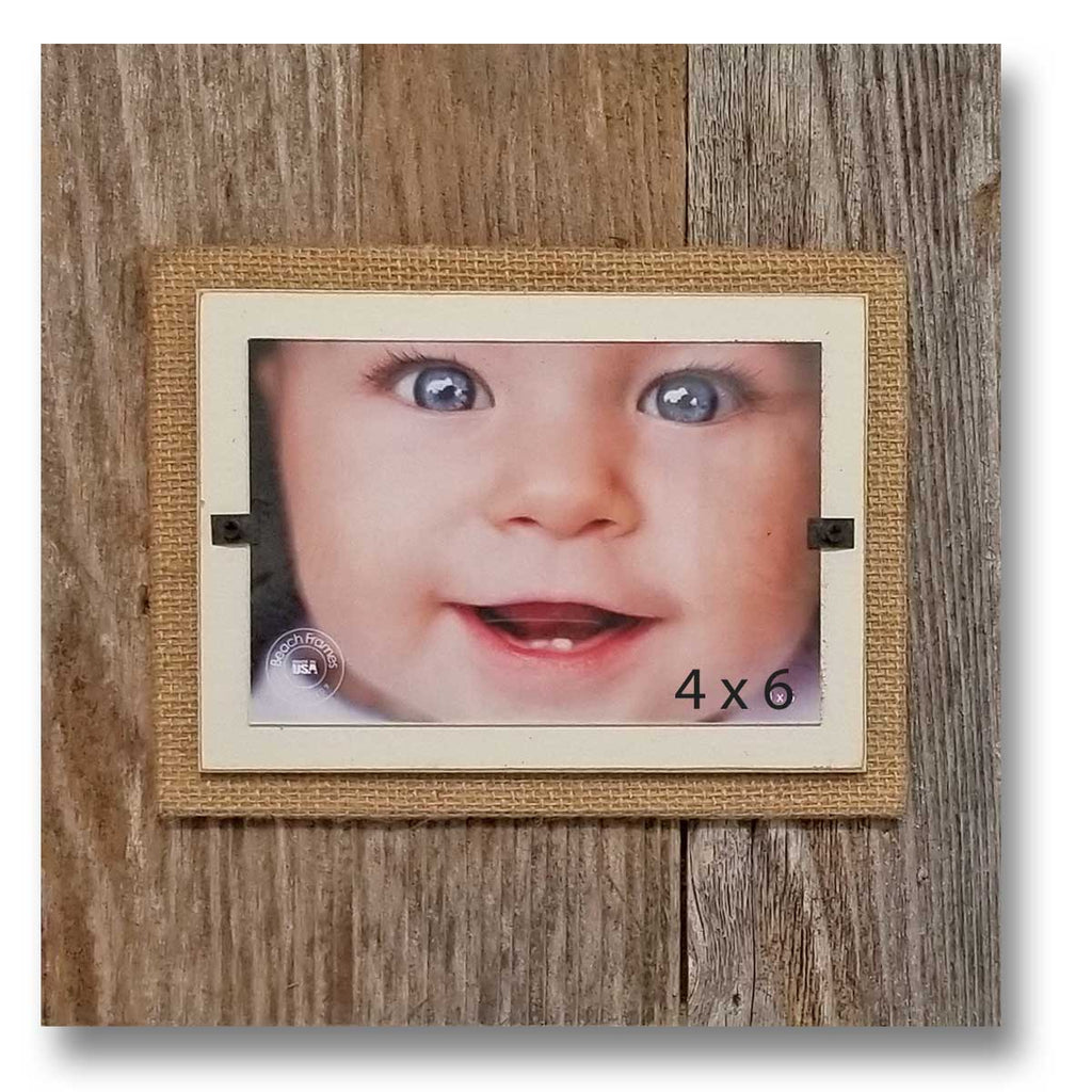 4x6 Rustic Reclaimed Barn Wood Signature Photo Frame - Rustic Decor