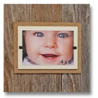 Traditional Rustic Reclaimed Wood Picture Frames for 4 x 6 or 5 x 7 Pictures - tabletop or standing - Beach Frames