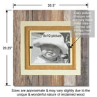 Modern Farmhouse Rustic Wood Photo Collage Picture Frames for Wall Decor - Beach Frames
