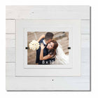 Shiplap White Washed Wood Home Decor Picture Frames | Single or Sets - Beach Frames