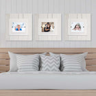 Shiplap White Washed Wood Home Decor Picture Frames | Single or Sets - Beach Frames