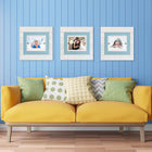 Shiplap White Washed Wood Home Decor Picture Frames | Single or Sets - Beach Frames