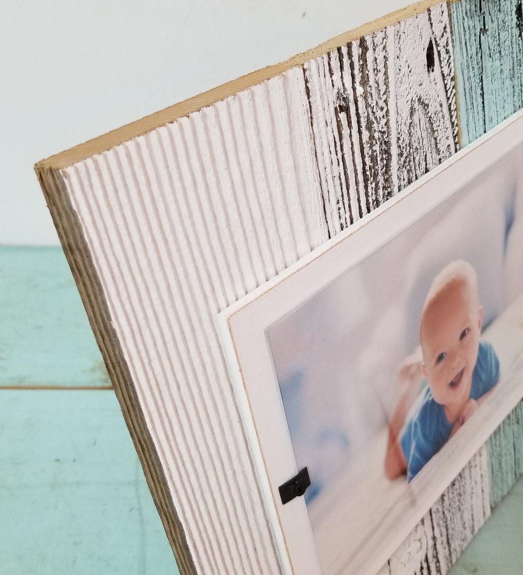 Farmhouse Coastal Inspired Reclaimed Wood Cape Cod Frame | Beach Frames