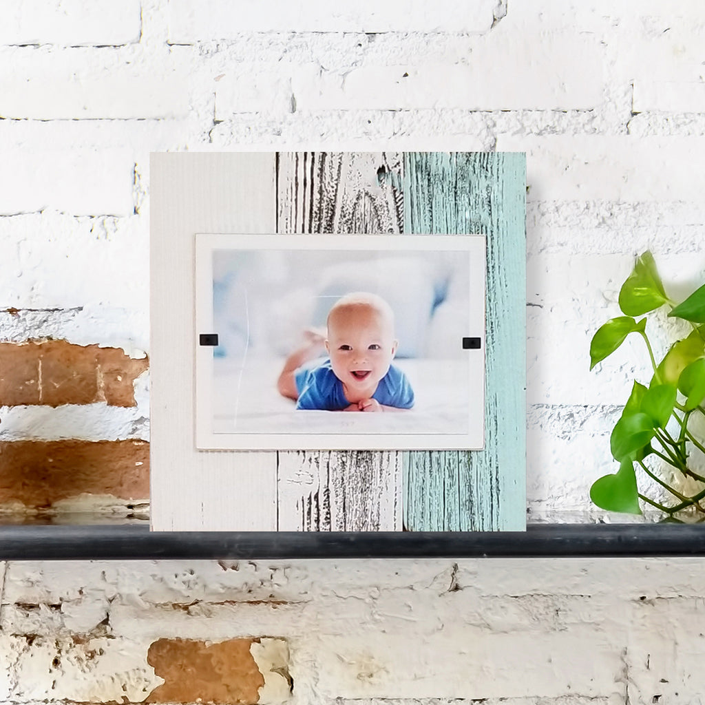 Farmhouse Coastal Inspired Reclaimed Wood Cape Cod Frame | Beach Frames