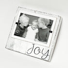 ALL NEW Christmas Antique White Distressed Wood Sign Frame WITH JOY - Beach Frames