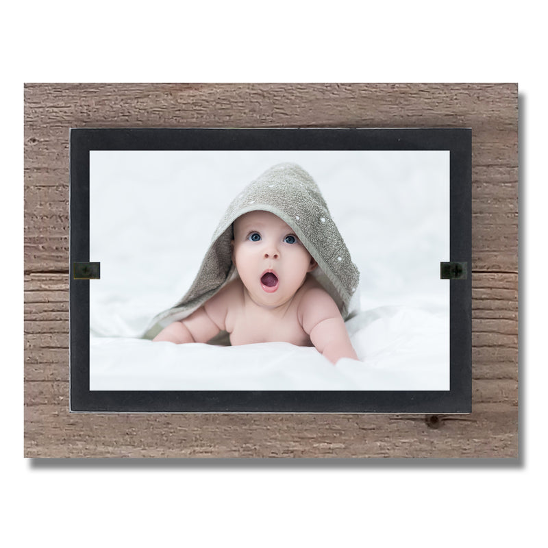 Rustic Reclaimed Wood Picture Frame for 4x6 Picture - Beach Frames