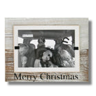 Merry Christmas Sign Tabletop Farmhouse Christmas Decor Picture Frame - Beach Frames