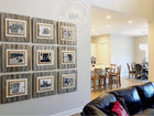 wall collage frame set rustic wooden frames