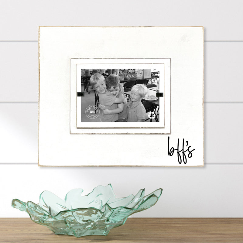 BFF's Love Note Whimsical Best Friends Gift Picture Frame | Unique Gift for Best Friend - Beach Frames