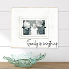 Family is Everything Love Note Whimsical Modern Farmhouse Collage Picture Frame | Wall Frame for Family Portrait - Beach Frames