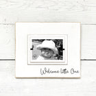 New Baby Welcome Little One Whimsical Picture Frame Love Note | Baby Portrait Frame | Newborn Gift | Baby Shower Gift | Baby Girl Present - Beach Frames